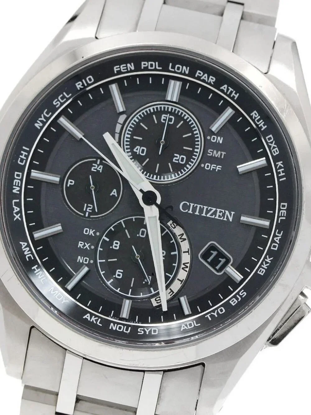 CITIZEN Atessa AT8040-57E/H804-T018696 Solar Powered Radio Men's Watch_968613